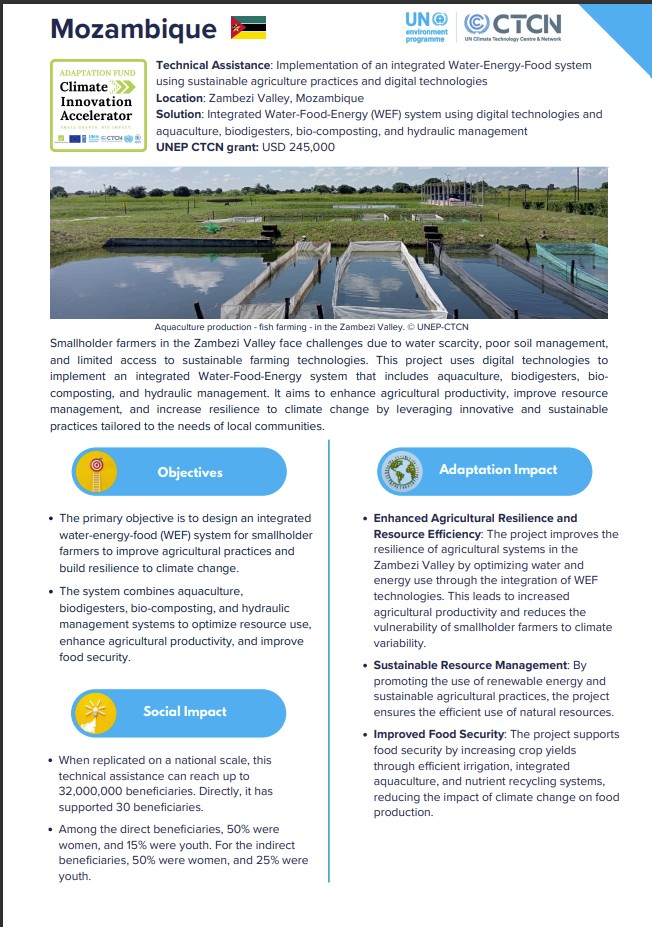 Mozambique Fact Sheet
