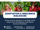 Webinar launch of report