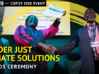 Gender Just Climate Solutions Award Ceremony