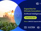Capacities for Climate Innovation: Artificial Intelligence