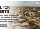 Call for Experts: Development of a deep decarbonization roadmap in the cement sector through advanced technology upgradation and enhanced standards in Senegal