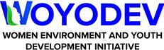 WOYODEV Acronymn showing a woman with green hair symbolising solidarity with women and Environment