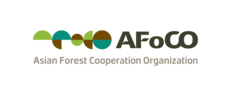 The AFoCO emblem is a combination of circles, semicircles, and circular quadrants, and it resembles the alphabetical shape of “AFoCO”. The colors of the emblem(green, brown, green yellow) represent all types of forests sustainably managed in harmony with all living things. Together they represent various ecosystems of the earth where AFoCO aspires to make greener through action-oriented forest cooperation in Asia.