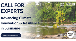 Call for Experts: Advancing Climate Innovation and Resilience in Suriname