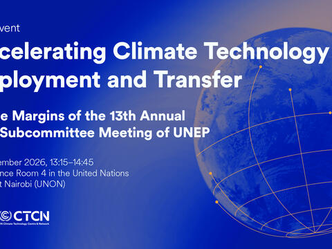 Accelerating Climate Technology Deployment and Transfer