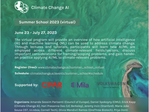 Climate Change AI opens the doors to the Climate Change AI Summer School