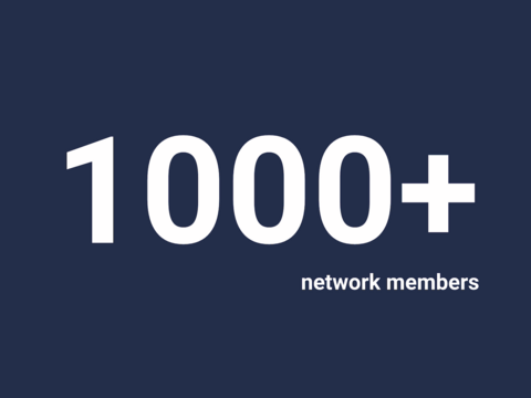 1000+ Network Members