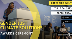 Join us for the Gender Just Climate Solutions annual awards ceremony & publication launch on December 5 @ 11:30 – 13:00